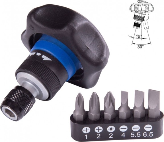 Трещотка KING TONY P2746 компактная 1/4", 48 зубцов, дисковый механизм, для