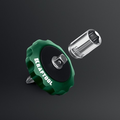 Трещотка KRAFTOOL 25890 реверсивная для бит и головок - изображение 2