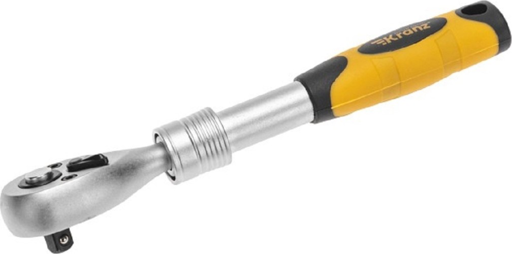 Трещотка Kranz KR-12-8413 ключ телескопический 1/4", 162-210 мм - изображение 2