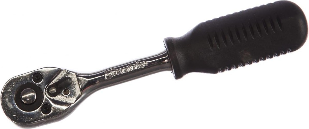 Трещотка MATRIX 1/4" с переключателем, crv, хромированная 14010 14010