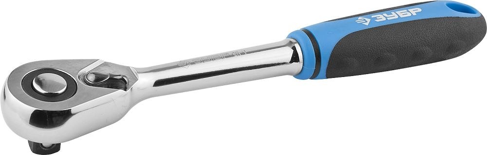 Трещотка ЗУБР ПРОФИ для торцовых головок сr-v сталь, 48 зубцов, 1/2" 27731-1/2