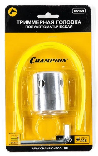 Триммерная головка CHAMPION HT49 Универсальная, все косы более 35 см³ (C5159) C5159 - изображение 4