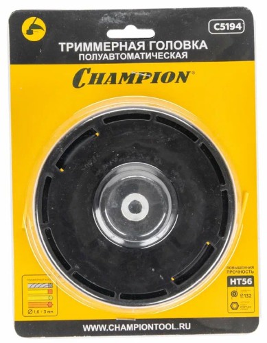 Триммерная головка CHAMPION HT56 (гайкаМ10*1,25левая) (C5194) C5194 - изображение 5