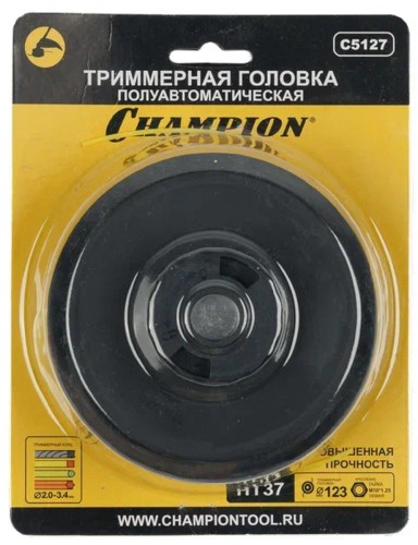 Триммерная головка CHAMPION HT37 Повышенная прочность (С5127) C5127 - изображение 4