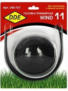 Триммерная головка DDE Wind 11 аналог "jet-fit", 4-х прутк. 240-737