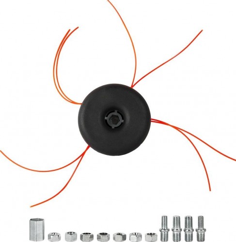 Триммерная головка DDE Wind 9 аналог "pivotrim pro", 8-ми прутк. 240-713 - изображение 4