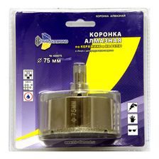 Коронка алмазная Trio Diamond по керамике и кафелю 75 мм с центрирующим сверлом - изображение 4