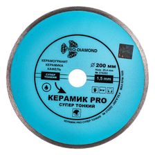 Алмазный диск Trio Diamond Сплошной Керамик PRO Супертонкий d 200 мм - изображение 5
