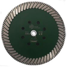 Диск алмазный Trio Diamond Turbo MULTI GRANIT hot press 230 мм (с фланцем M-14) - изображение 2