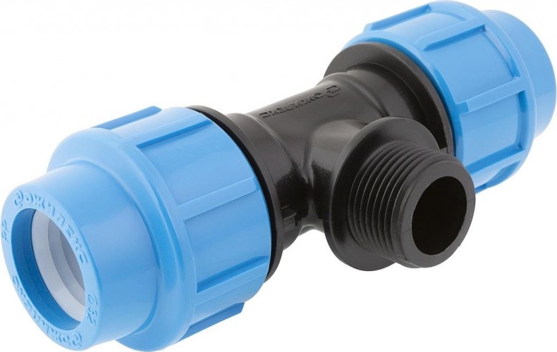 Тройник ДЖИЛЕКС 32 х 1" х 32 с наружной трубной резьбой 9440 9440