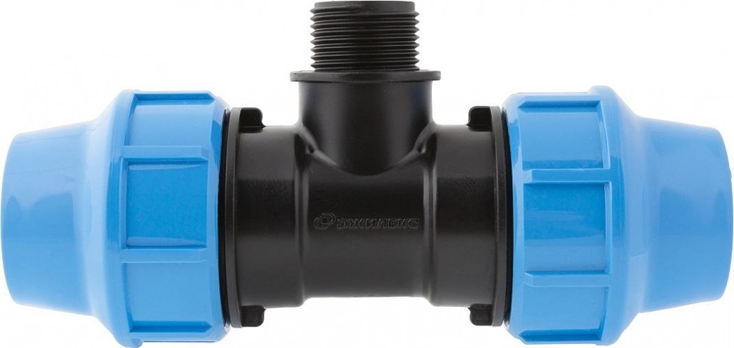 Тройник ДЖИЛЕКС 40 х 1" х 40 с наружной трубной резьбой 9445 9445 - изображение 2