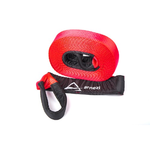 Трос буксировочный ARNEZI A0904026 динамический 9 м, 10т стропа шириной 70 мм, в сумк