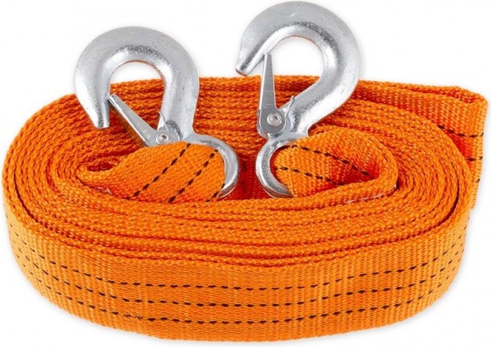 Трос буксировочный Главстроп  5 т 5 м с крюками GS06010