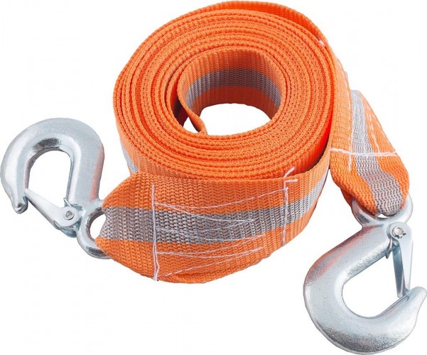 Трос буксировочный Главстроп 10 т 6 м с крюками GS06012