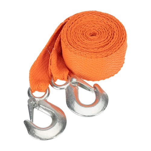 Трос буксировочный REXANT 80-0222 2,5т, 5м, с двумя крюками