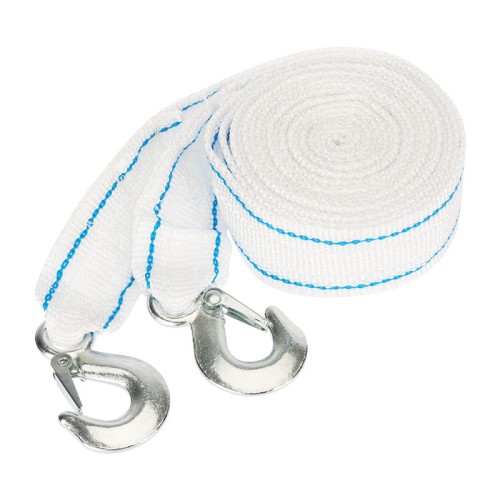 Трос буксировочный REXANT 80-0230 10т, 5м, с двумя крюками, в чехле