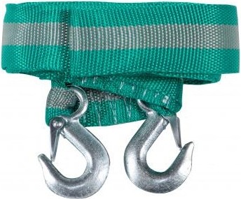 Трос буксировочный STVOL STBV0502 лента vip 5 т, 2 крюка, 5 метров