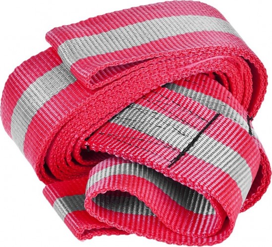 Трос буксировочный ЗУБР "МАСТЕР" 2 петли, сумка, 4 м, 7.0 т 61211-7