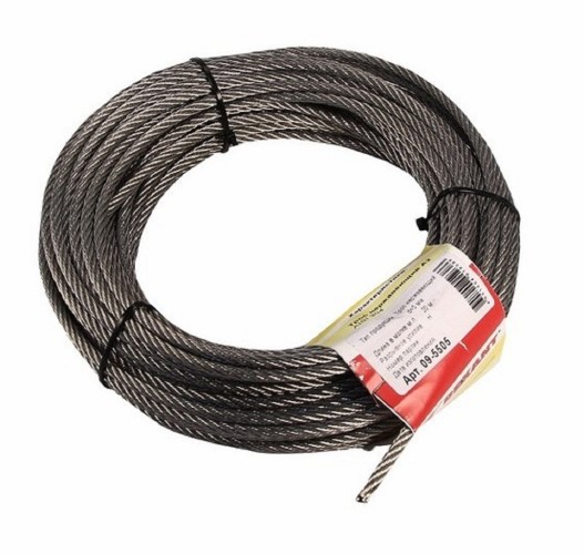 Тросс REXANT 09-5505 нержавеющий d=5мм (моток 20м)