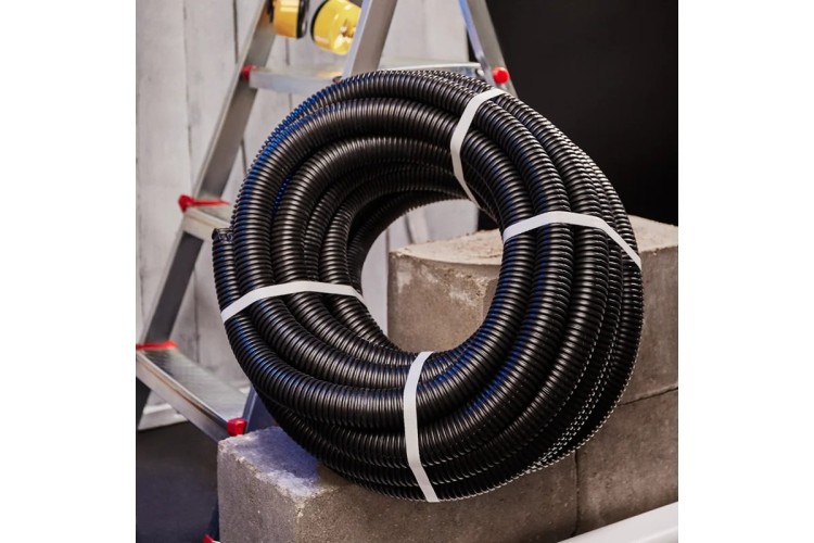 Труба гофрированная REXANT 28-0040-3 из ПНД с зондом, ø40мм, черная (бухта 15 м/уп) - изображение 3