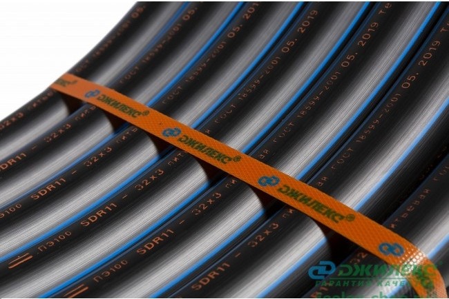 Труба ПНД ДЖИЛЕКС 32 х 3,0 мм PN 16 9514 ГОСТ 18599-2001 9514 - изображение 5