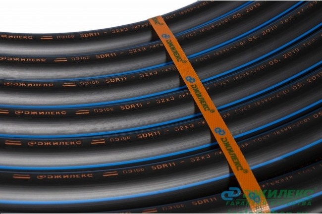 Труба ПНД ДЖИЛЕКС 40 х 3,7 мм PN 16 (бух.100 м.) 9516 ГОСТ 18599-2001 9516 - изображение 4