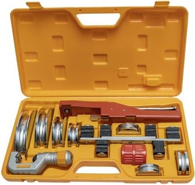 Трубогиб рычажный VOLL 3.11022 арбалетный V-Bend M для медных труб, набор - изображение 3