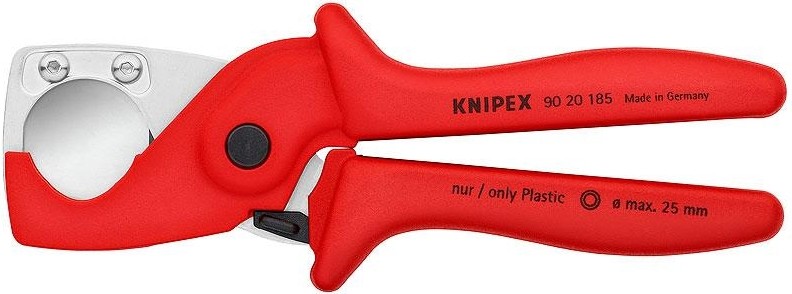 Труборез KNIPEX 9020185SB plasticut® для шлангов и защитных труб (d 25 мм),  KN-9020185SB