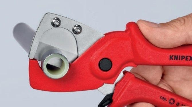 Труборез - ножницы KNIPEX KN-9025185 для композитных металлопластиковых труб - изображение 2