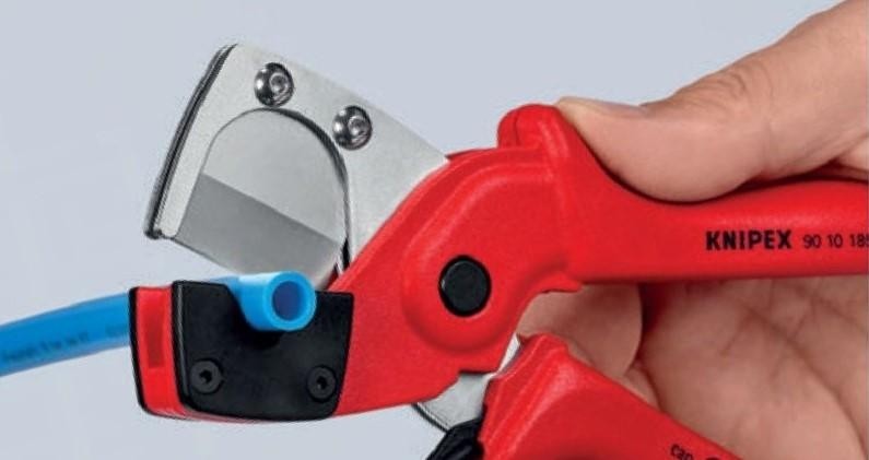 Труборез - ножницы KNIPEX KN-9010185 для многослойных и пневматических шлангов - изображение 2