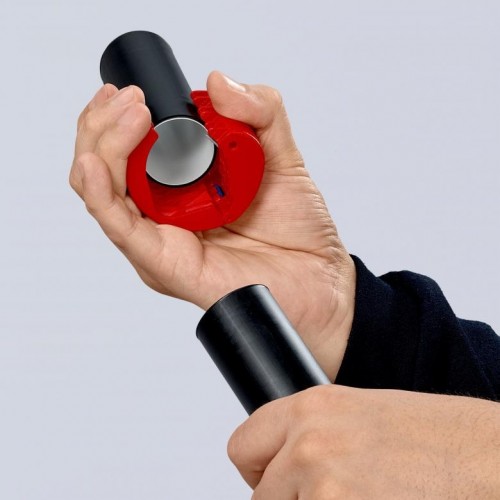 Труборез ручной KNIPEX 20 - 50 мм для пластиковых труб и уплотнительных втулок KN-902210BK - изображение 5