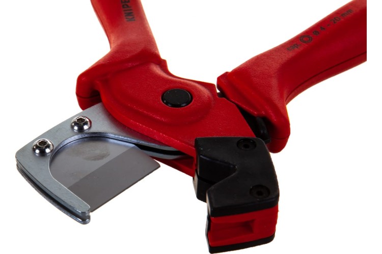 Труборез ручной KNIPEX KN-9010185SB для многослойных и пневматических шлангов, ø 4-20 - изображение 3