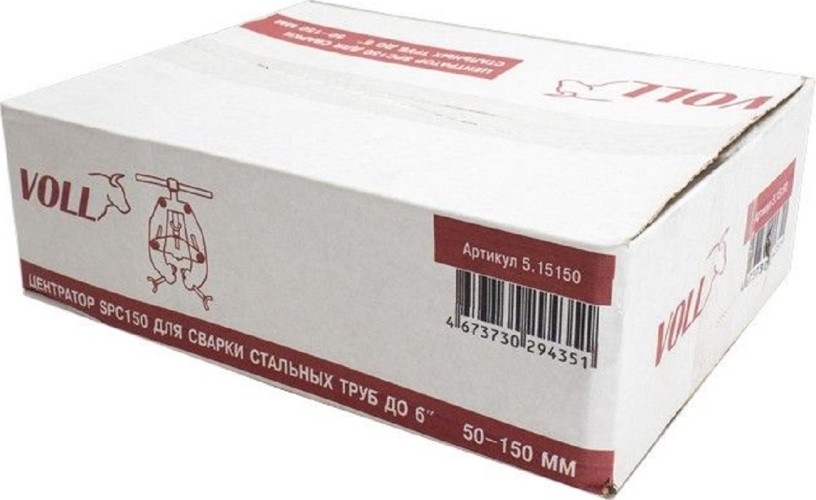 Центратор VOLL SPC150 для сварки стальных труб до 6", 50-150мм 5.15150 - изображение 5