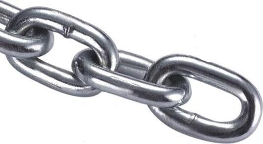 Цепь   1,5 мм короткое звено оцинкованная