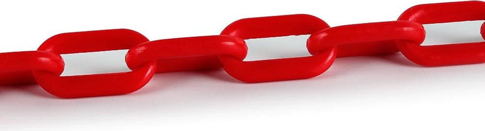 Цепь   8 мм декоративная пластиковая 00000675