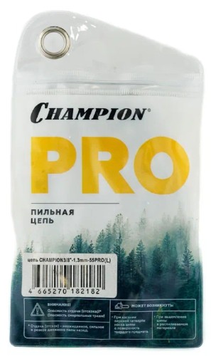 Цепь для пилы CHAMPION 3/8"-1,3mm- 55 PRO (L) A050-L-55E A050-L-55E - изображение 4