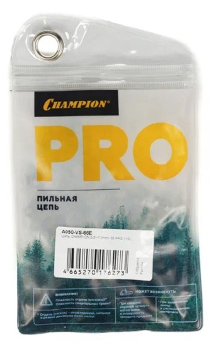 Цепь для пилы CHAMPION A050-VS-66E 3/8"-1,3mm- 66 pro (vs) - изображение 4