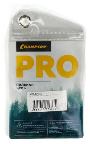 Цепь для пилы CHAMPION B050-BP-56E 325"-1,3mm- 56 pro (bp) - изображение 4