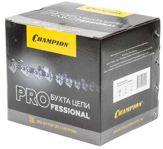 Цепь для пилы CHAMPION PRO 91L (3/8", 1.3 мм, 1640 звеньев) A050-L-100RPRO