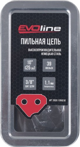 Цепь для пилы Evoline CNG LP  39 звеньев, 3/8", 1.1 мм, 10" 393811CNGEVO