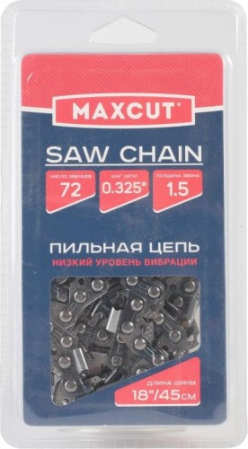 Цепь для пилы MAXCUT 21LV-72E, 0,325 1,5 72 звена 86321072