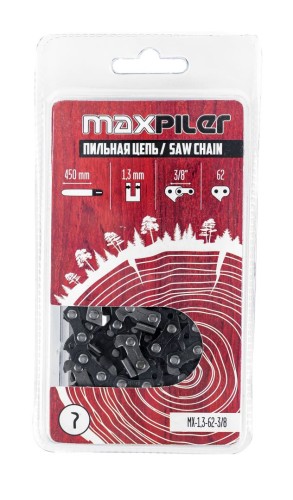 Цепь для пилы MAXPILER MX-1,3-62-3/8 (Partner.Poulan 18 ) - изображение 2