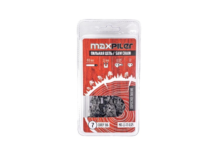 Цепь для пилы MAXPILER MXS-1,3-72-0,325 (PIT GCS52-D1.GCS52-C2.Парма 2М Carver) - изображение 3