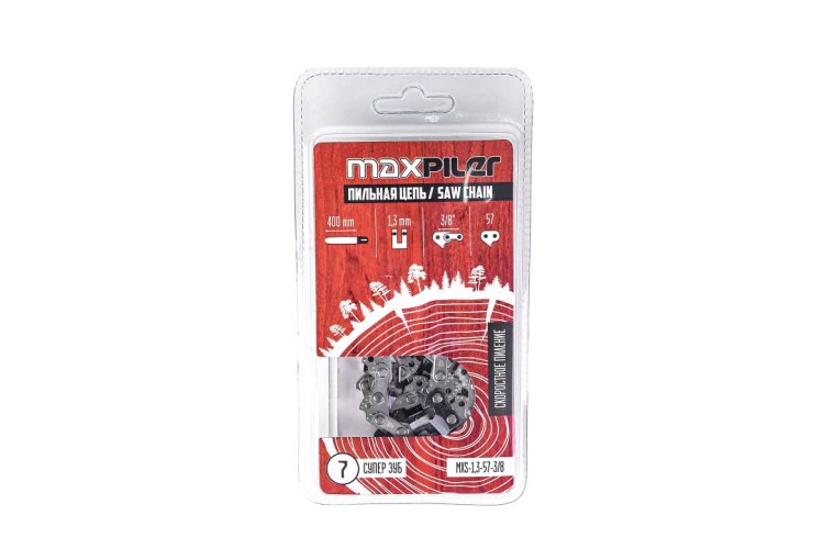 Цепь для пилы MAXPILER MXS-1,3-57-3/8 (PIT GCS38-C2.Парма 2М,Huter BS-45М 40) - изображение 3