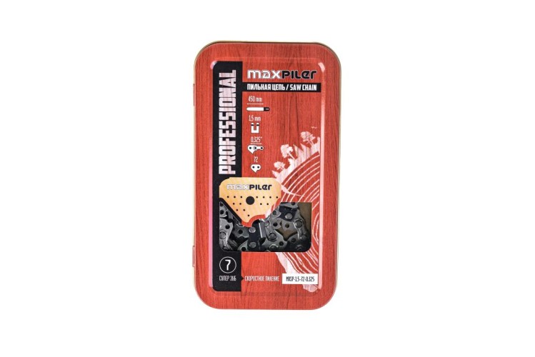 Цепь для пилы MAXPILER MXSP-1,5-72-0,325 (PIT GCS52-D1..GCS52-C2.Парма 2М Carver) - изображение 3