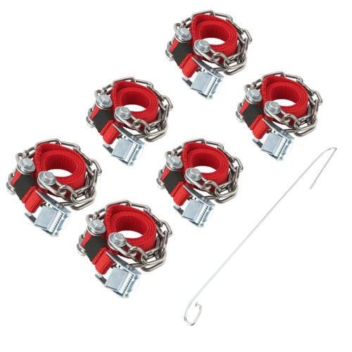 Цепь противоскольжения REXANT 07-7021-2 для легковых автомобилей (колеса 165-205 мм), 6 шт