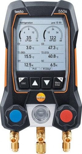 Цифровой манометрический коллектор Testo 550 s комплект 2 в кейсе 0564 5502 - изображение 4