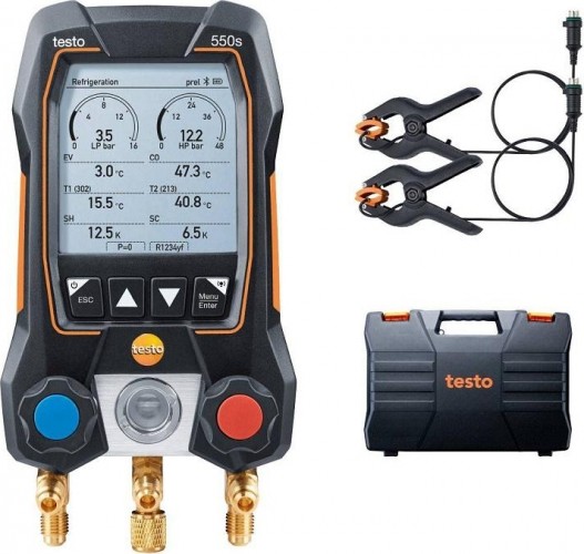 Цифровой манометрический коллектор Testo 550 s комплект 1 в кейсе 0564 5501