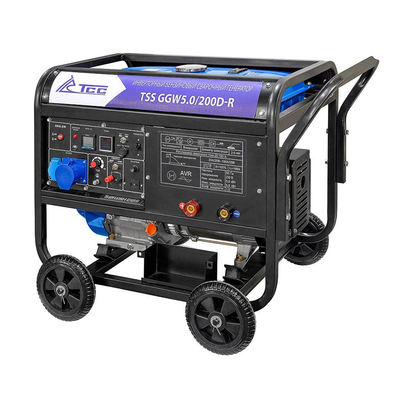 Инверторный бензиновый сварочный генератор TSS GGW 5.0/200D-R