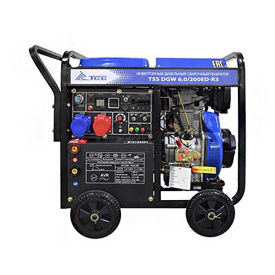 Инверторный бензиновый сварочный генератор TSS GGW 5.0/200D-R - изображение 11